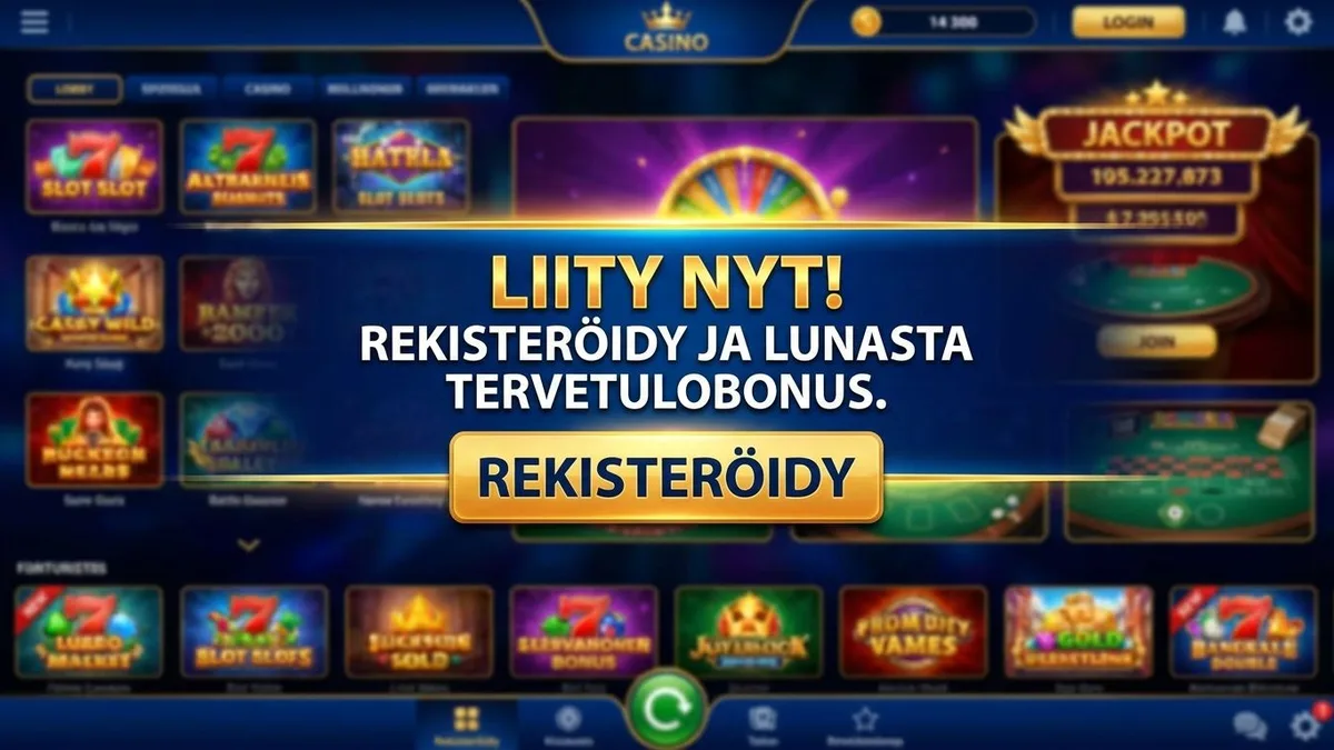 Rekisteröidy bonuksella